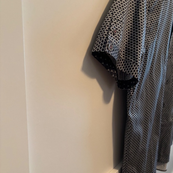 Ted baker London short sleeve dress shirt size 5 - Picture 3 of 4